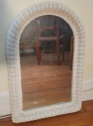 White Wicker Mirror -                -               -                -    ----------------------Loc:2nd Floor