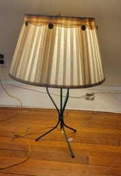 Tri Pod Lamp With Stage Curtain Lampshade.            -          -           -         -        - Loc:2nd