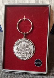 Pewter Washington DC Key Chain