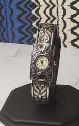 Silvertone Xandu Bangle Watch