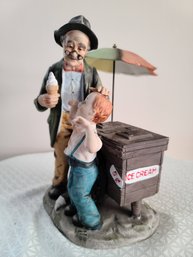 Adorable Porcelain Figurine Of The Ice Cream Man