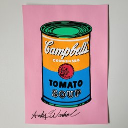 After Andy Warhol Original Watercolor