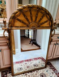 Gold Gilt Arched Mirror