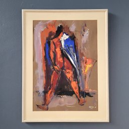 C 60s Original ALEXANDER REDEIN (1912 - 1990) Abstract Nude