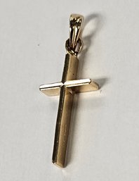 14K Yellow Gold Cross