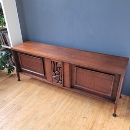 60s Tabago Brutalist Tiki 9 Drawer Dresser