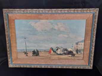 Color Lithograph After Eugene Boudin