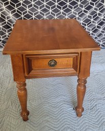 Solid Wood End Table (#2 Of 2) By Riverside. Made In The USA.