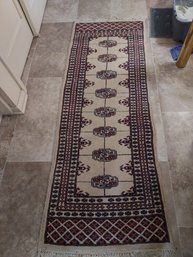 Vintage Beige Woven Carpet Runner