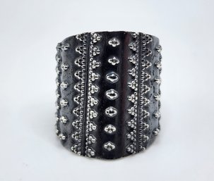 Heavy Sterling Silver Oxidized Ring