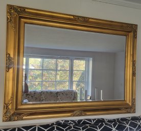 Mirror - Large Rectangular Gilt Frame Mirror