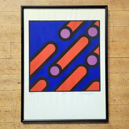 Pencil Signed Jaren Dahlstrom 1973 Ltd Ed Pop Art Serigraph