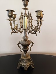 6 Candle Brass Candelabra