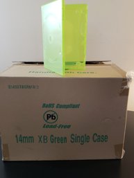 (97) Green 'Xbox' Media Cases