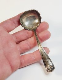 Antique  Toned  Sterling Silver Ladle  4.5 Inches