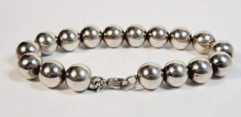 TIFFANY & Co Sterling Silver 10mm  Ball Bracelet (matching Lot #4)