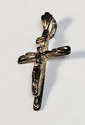 Vintage Sterling Silver Crucifix Cross Pendant