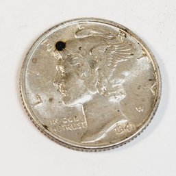 WW II ......1941 Silver Mercury Dime Unc