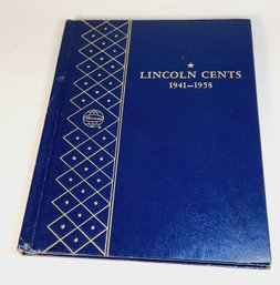 Complete Set 1941-1958 Lincoln Cents Full Whitman Album Book