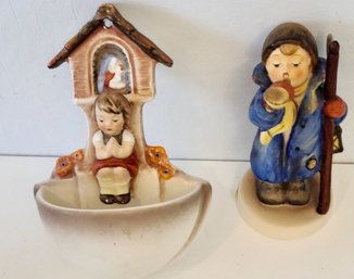 Two Hummel Figurines One Titled 'Here Ye, Here Ye'