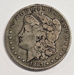 1887 Morgan Dollar