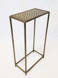 Hammered Iron Drinks Table