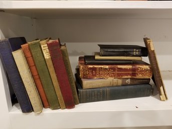 Antique & Vintage Book Assosrtment - Dickens, Sherlock Holmes, Armed Forces Guidebook, Boy Scouts & More