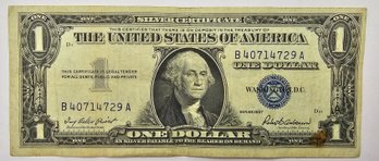 Series Of 1957 $1.00 Bill BLUE SEAL