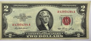 Series Of 1953 $2.00 Bill RED SEAL