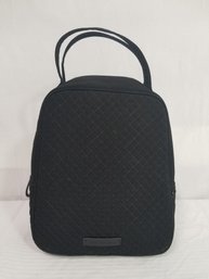 Vera Bradley Black Lunch Bag In Recycled Cotton