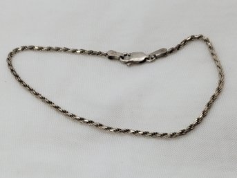 Vintage Sterling Silver 7' Italian Bracelet ~ 2.33 Grams