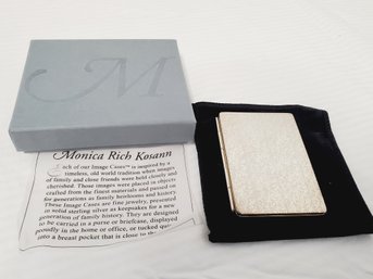 Monica Rich Kosnan Sterling Silver Image Case Keepsake In Gift Box