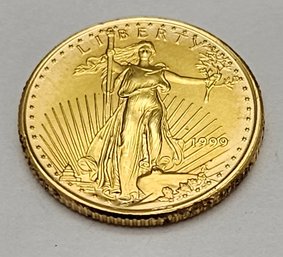 1999 $5.00 GOLD COIN LIBERTY GREAT SHAPE