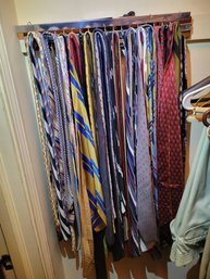 Entire Mens's Tie Collection And Closet.  Mostly Vintage.  Take What You Want. - - - - - -- Loc:Hall Closet