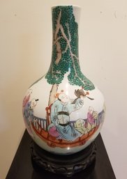 Antique Famille Tianqiuping Vase