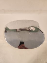 Painters Palette Shaped Mirrored Platter