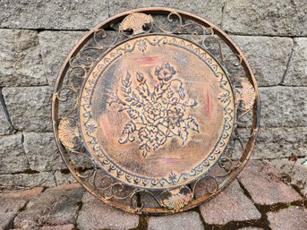 Metal Outdoor Art Medallion