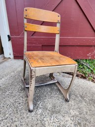 Vintage School Chair By American Seating Model Envoy