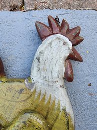 Wooden Rooster Wall Decor*