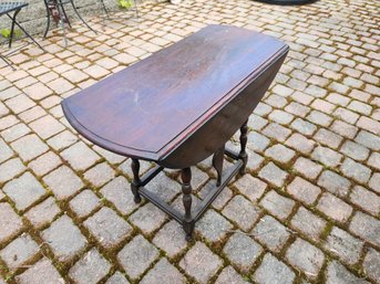 Antique Mahogany Drop Leaf Table