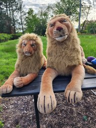 Vintage Plush Stuffed Lions