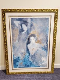 Gorgeous Very Large Framed Art Print - Artist Unknown