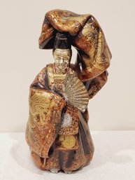 Japanese Okina Noh Doll Kabuki Dancer Kyogen Kagura Kimono Japan Metal