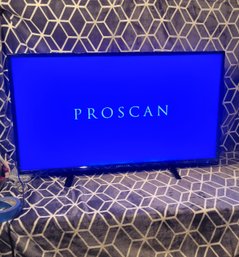 Proscan 40' LED TV With Remote. Tested And Working.  Model # PLED4016A.  - - - - - - - - - - - Loc:Garage