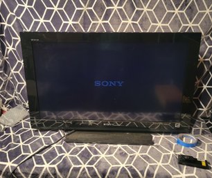 Sony Bravia Model KDL - 32BX30 Flat Screen TV.  Tested And Working With Remote Too. #2 - - - - Loc:Garage