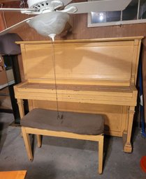 Milton Upright Piano .  Serial # 91391.