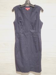 Ladies Lavia 18 Navy Blue Sleeveless Pencil Dress - Size 6