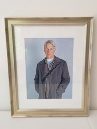 Framed Autographed Photo Of Mark Harmon With COA 8x10