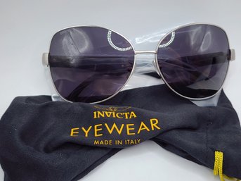 Invicta Silver Black Phoenix/Grey Sunglasses