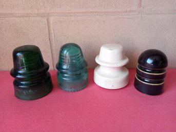 Colored Glass Insulators